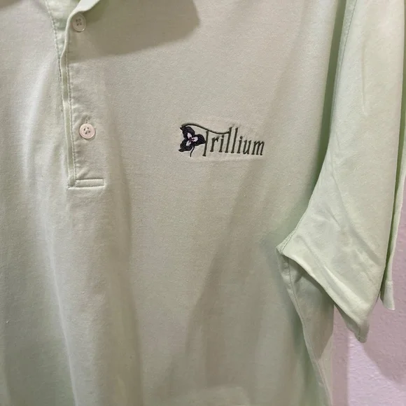 Fairway and Greene Mint green, large, Trillium golf shirt - Picture 2 of 6